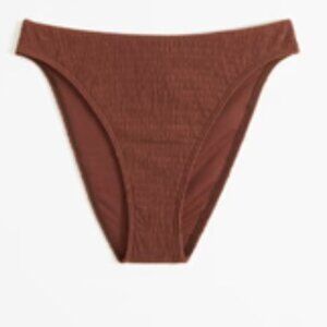 NWT AF Med Mid-Rise High-Leg Moderate Bottom in Brown